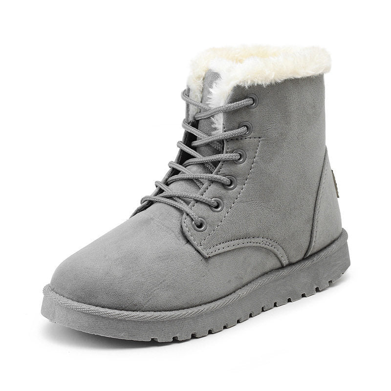 Female Warm Ankle Boots for Winter